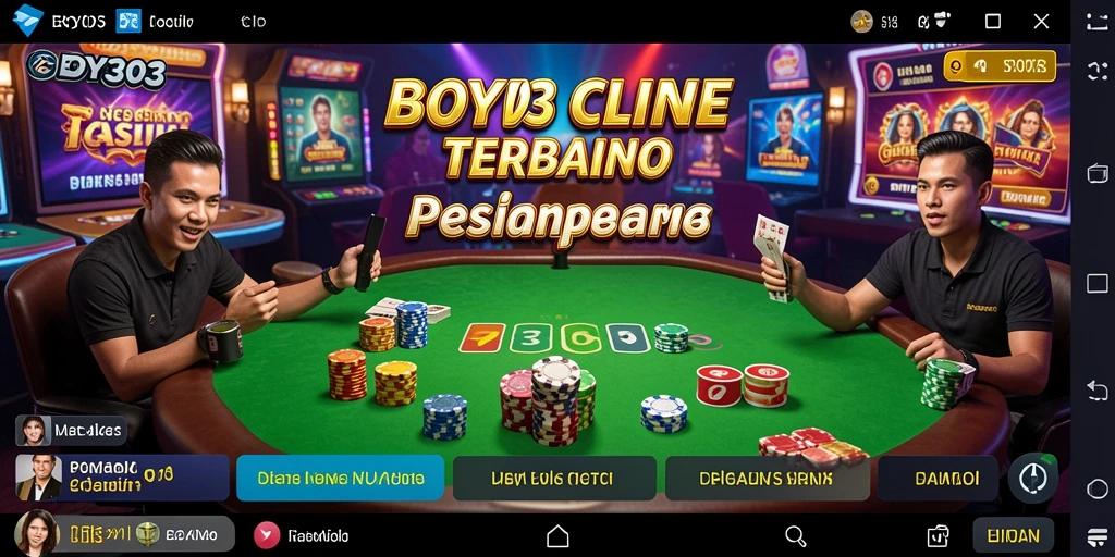 Screenshot gameplay Live Casino BOY303 dengan tampilan dealer langsung dan permainan yang menarik.