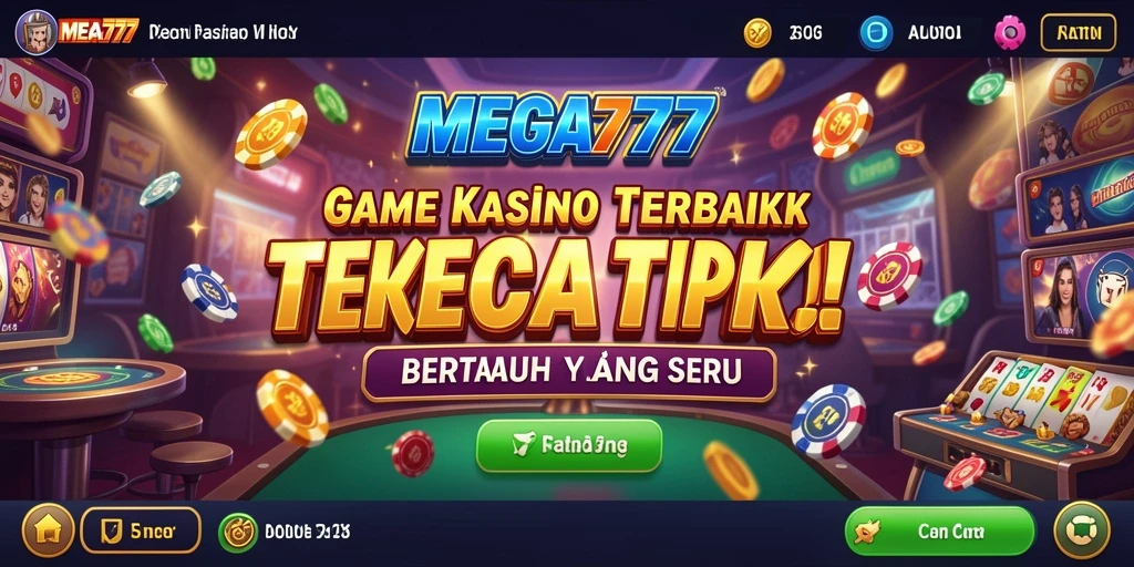 Tampilan gameplay seru dari MEGA777 yang menarik dan modern.