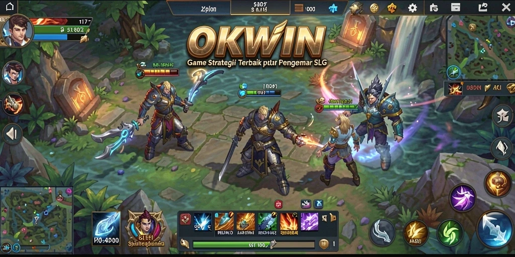Tampilan gameplay OKWIN yang mendebarkan dan menarik perhatian.