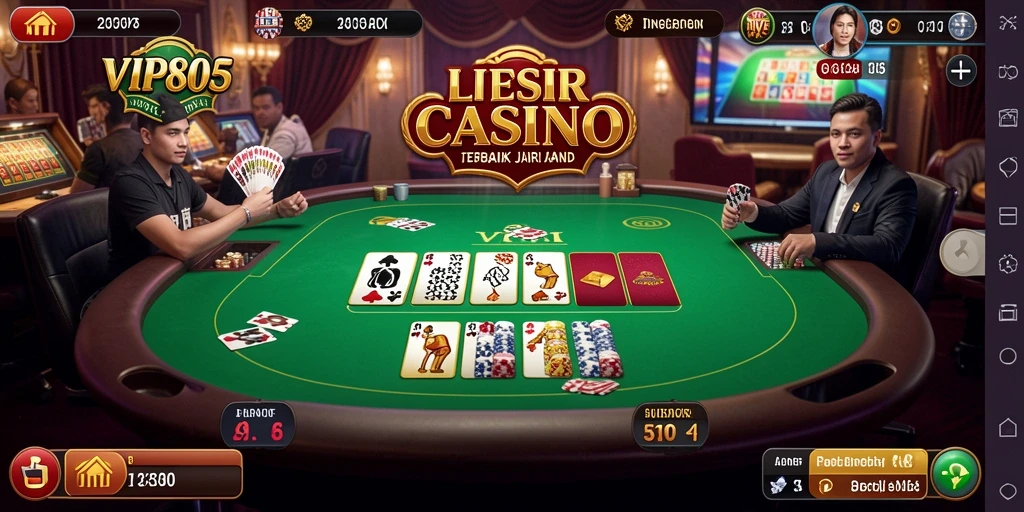 Gameplay Live Casino mendebarkan dari VIP805 dengan dealer langsung yang profesional.