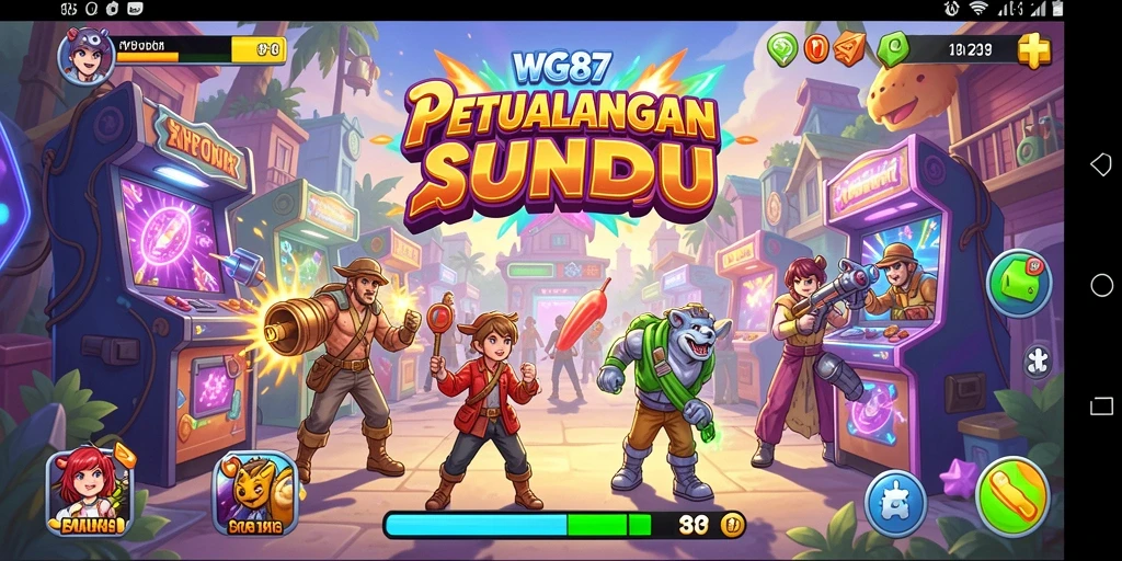 Tampilan gameplay seru dan menantang dalam WG87.